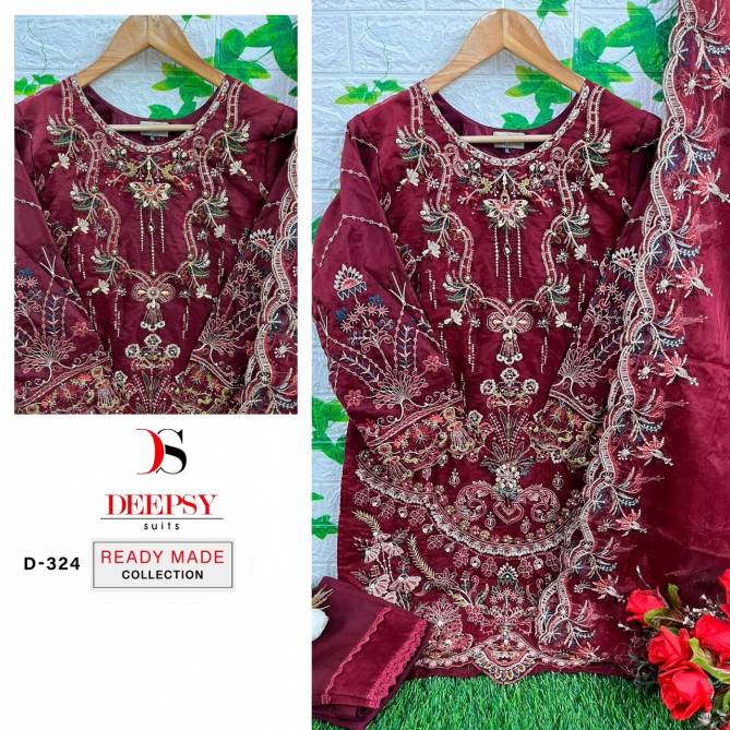 D 324 By Deepsy Readymade Pakistani Suits Catalog
